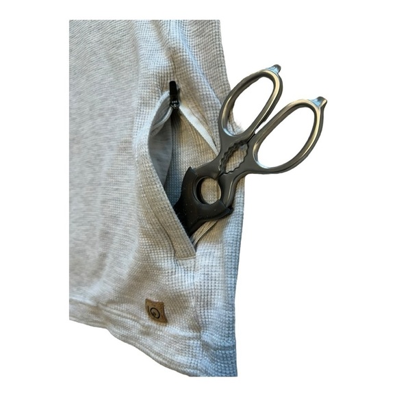 Tentree Waffle Knit Sweater Hooded Long Sleeve Pullover Pocket -  Size Medium - Picture 4 of 7